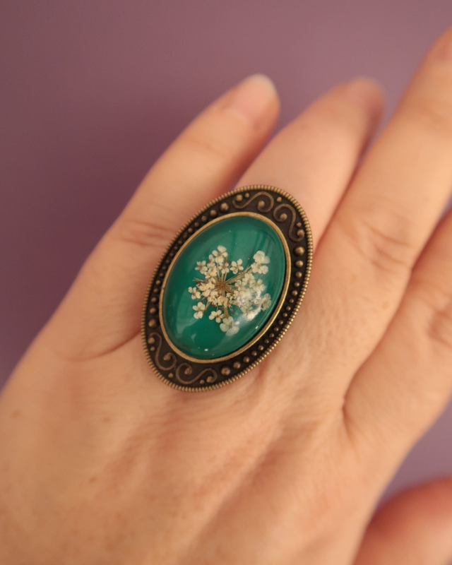 Bague fleurie baroque Ensorcelante | BA045 | Ombelles