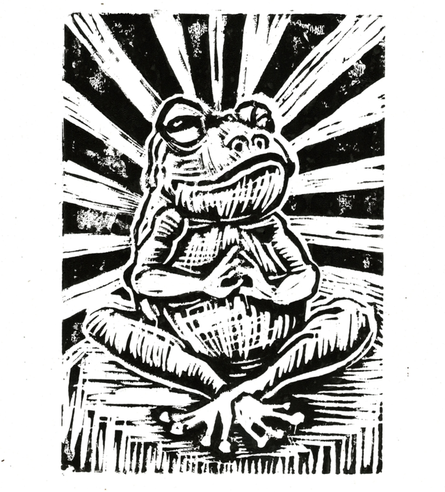 Hippy frog