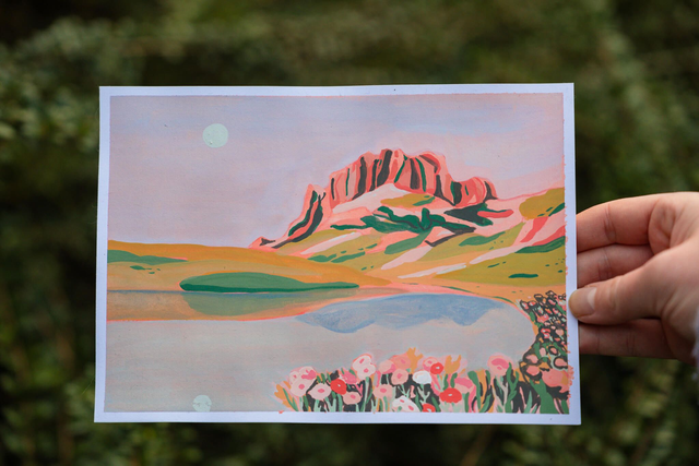 summer day in the mountains