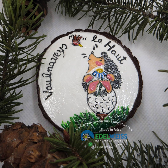 Vaulnaveys le Haut - hérisson sur balle de golf