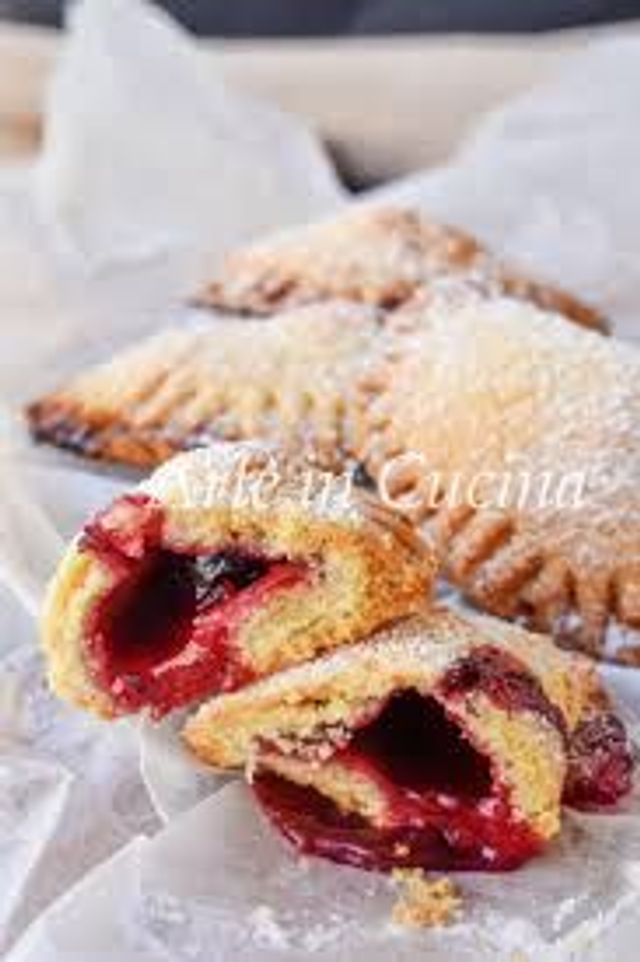 Biscotti: Panzerotti alla Fragola