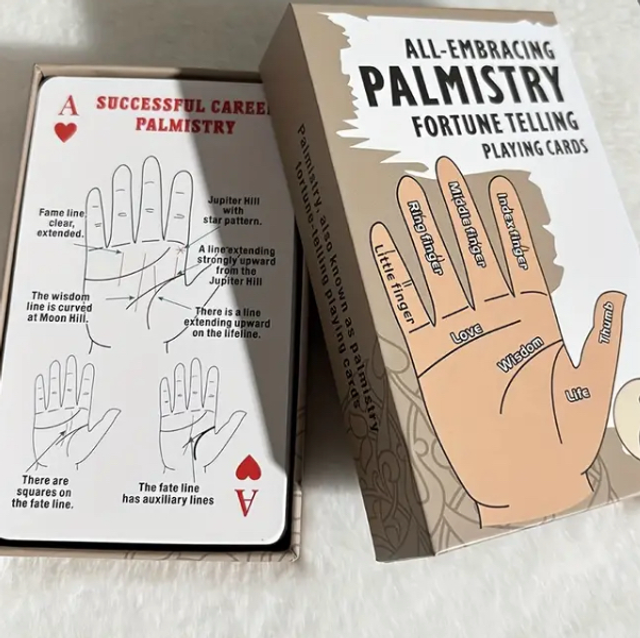 Palmistry Fortune Telling Playing Cards 