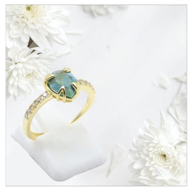 "Turquoise" - Bague argent 925