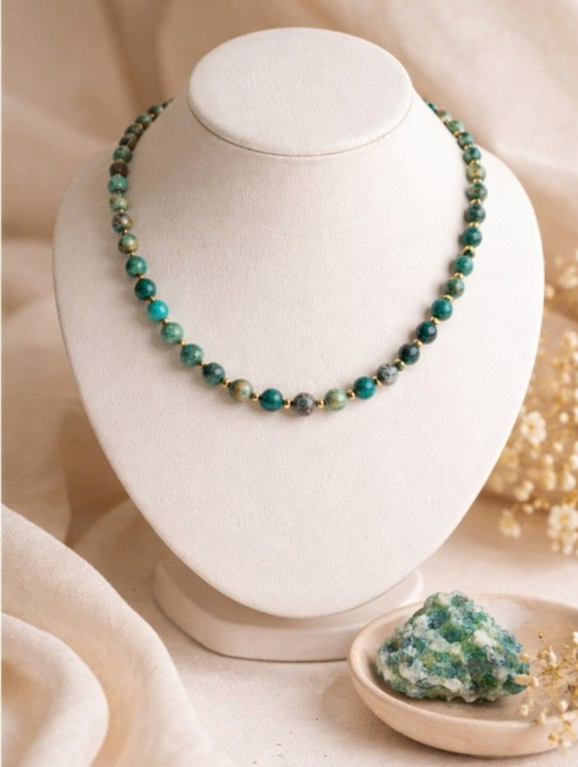 Collier en Chrysocolle