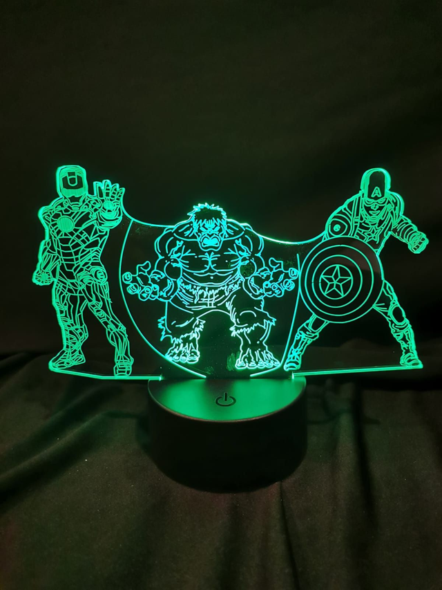 Hulk, captain America and Ironman