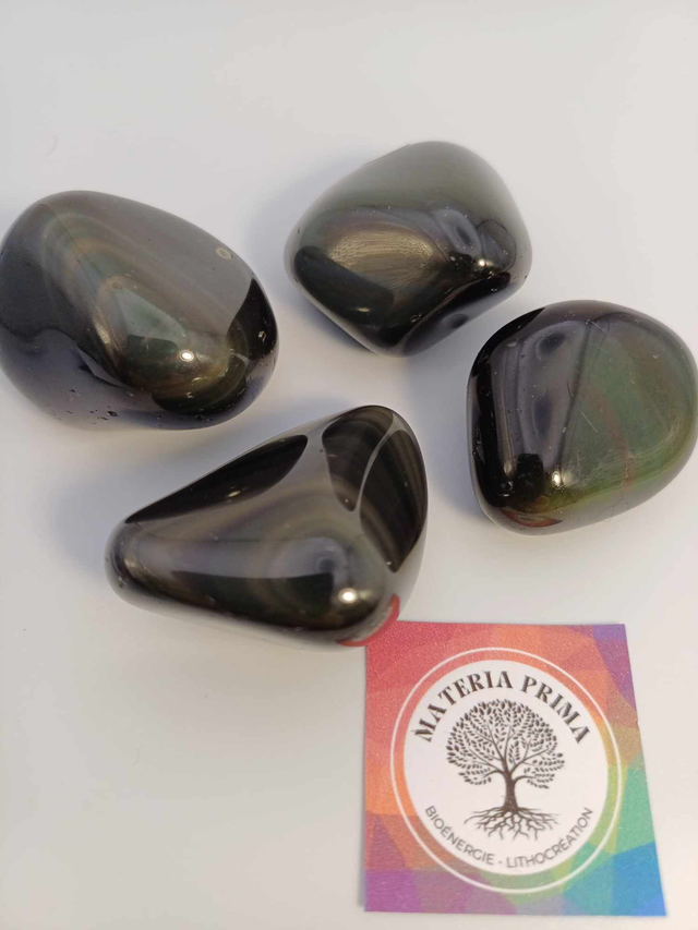 Obsidienne Oeil céleste (Pierre roulée)