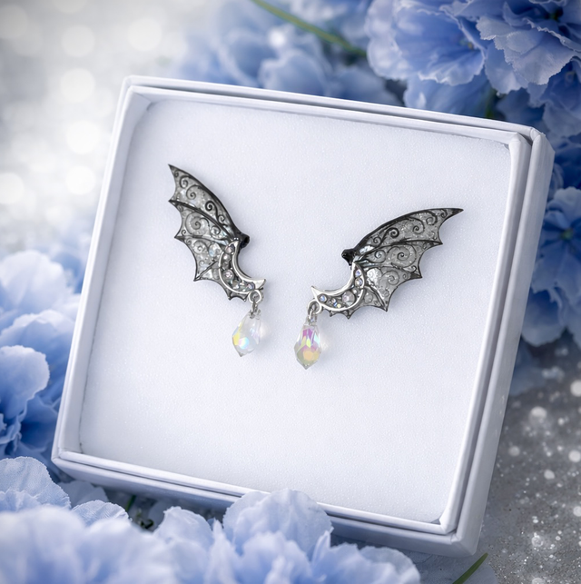Dragon de lune argent, puces