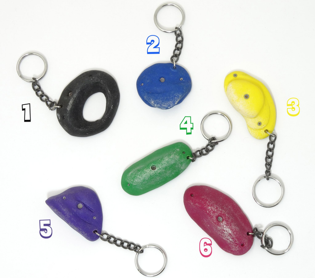 Climbing Hold Keychain