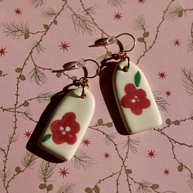 Boucles d’oreilles en céramique