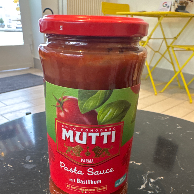 Sauce tomate Mutti basilico (bocal)