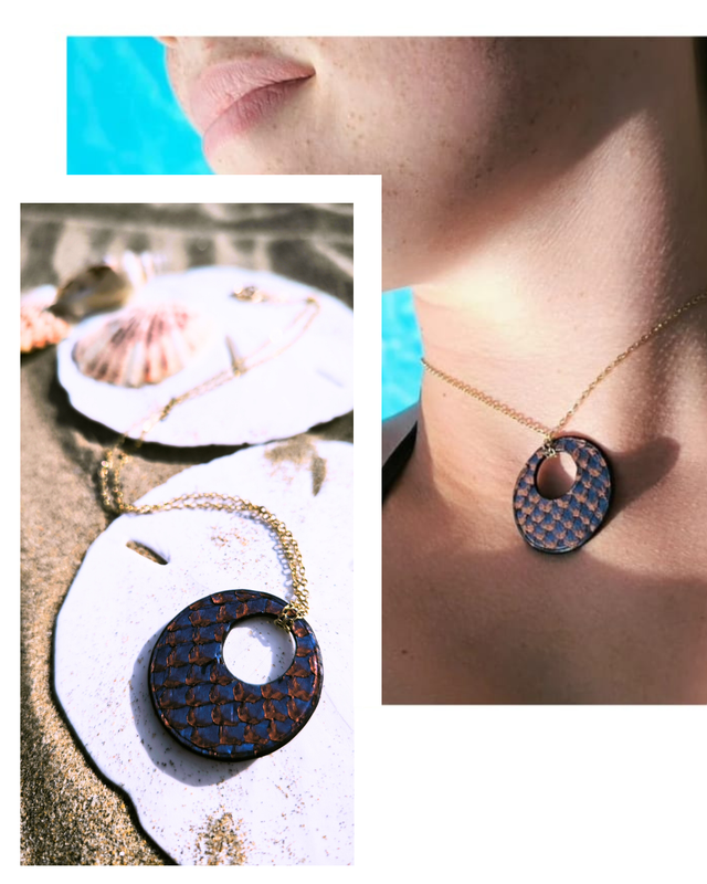 Collier Sasha "2 cercles" 