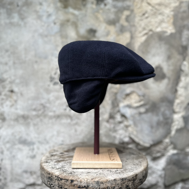 Stetson Kent Wool/Cashmere Earflap Blauw