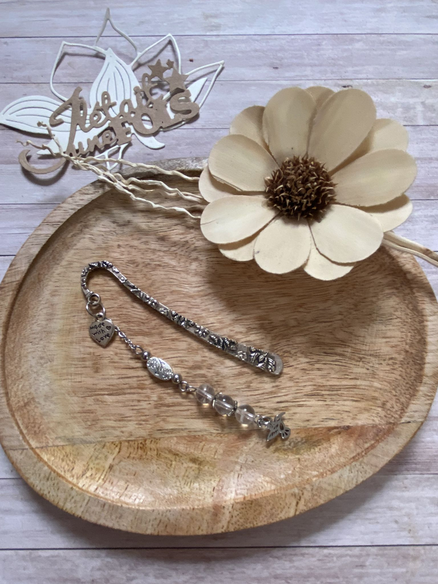 Marque-page &quot;Souffle de Clarté&quot; – Cristal de Roche