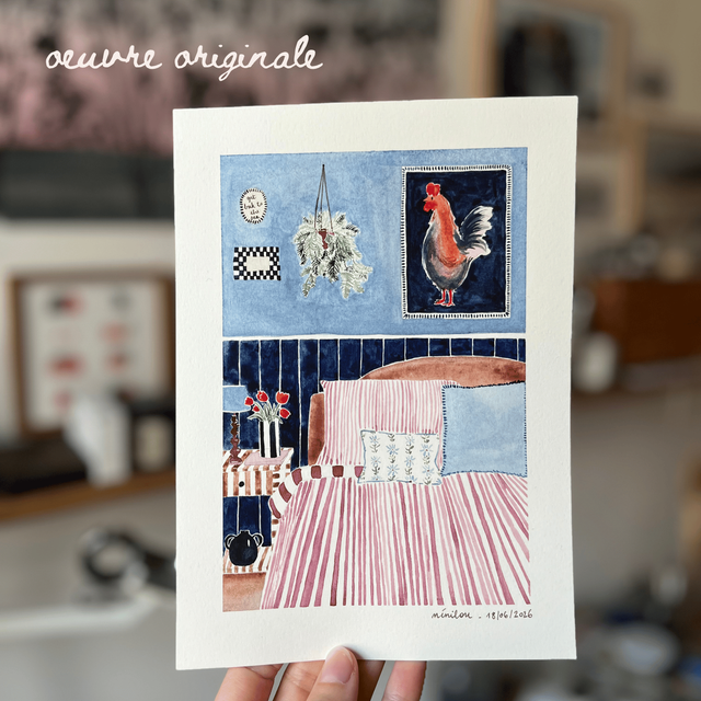 La chambre à rayures