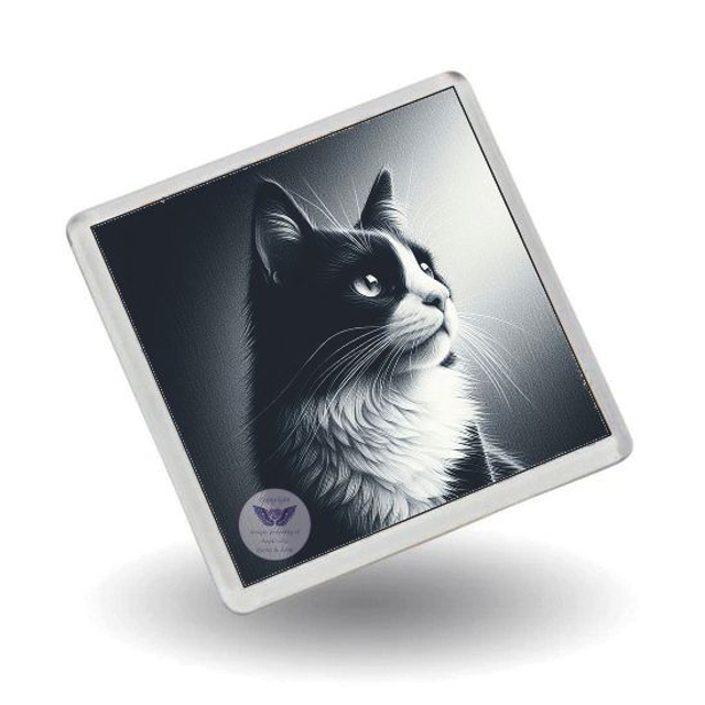 Artistic cat print Fridge Magnet (C33)