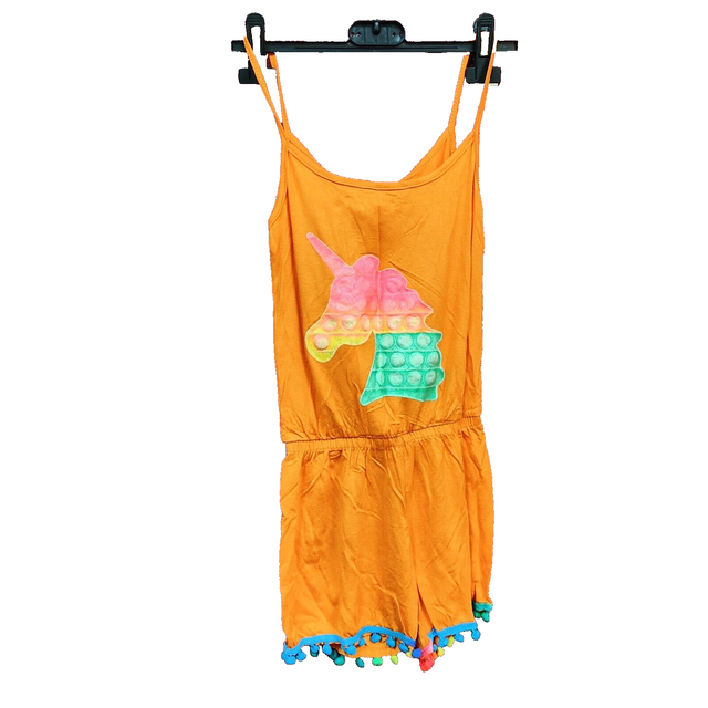 Espiritekstil Sommerkleid für Mädchen + Bandana 5/6/7/8/9/10 Jahre