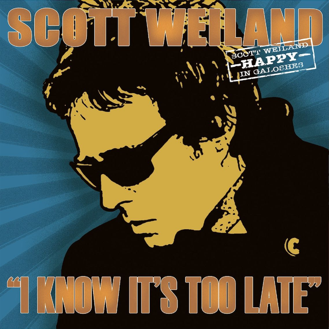 Scott Weiland - I Know It&#039;s Too Late / Missing Cleveland (Live) 7&quot; (Limited Edition Tangerine Vinyl)