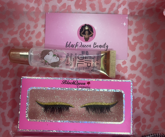 Box faux cils « Gold eyes »