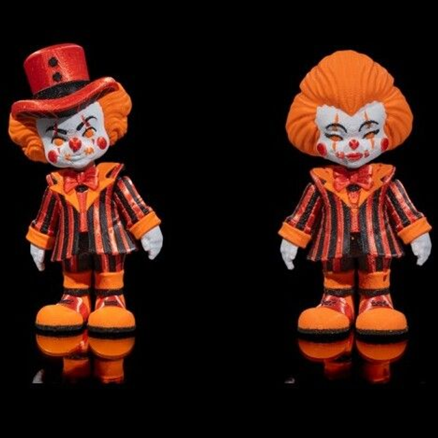 Figurines articulées : Les clowns