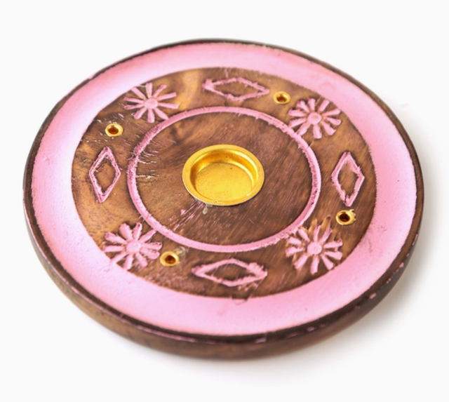 Brule encens cônes et bâton en bois rose