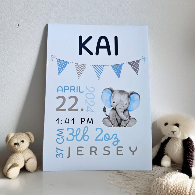 ✨ Bright Beginnings – Elephant Theme🐘