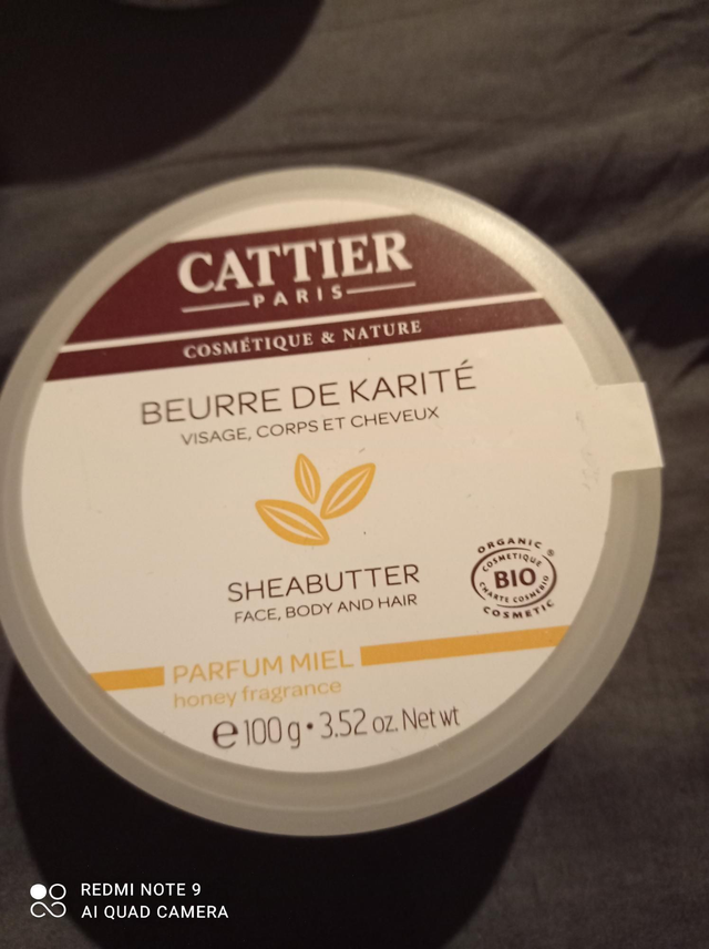 Beurre de karité au miel bio