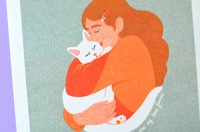 Affichette A4 Inktober Amitié