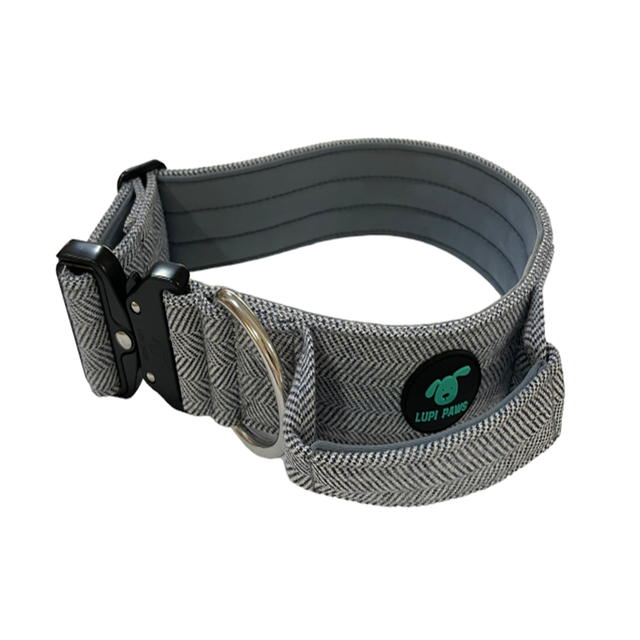 Tweed Collar - Light grey