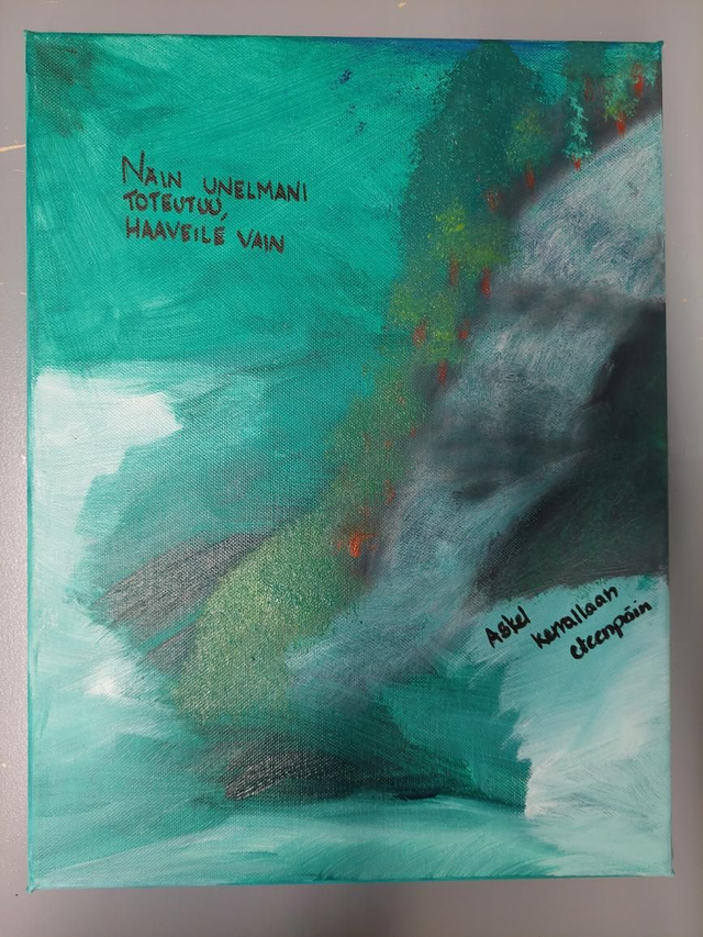 Näin unelmani toteutuu 30x40cm 