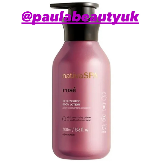 Nativa Spa Loção Revitalizante Corporal Rose 400ml