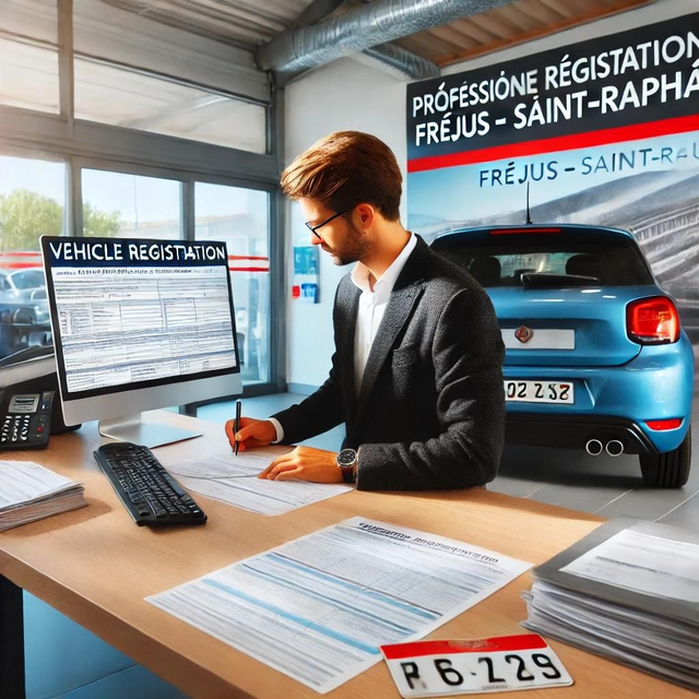 Déclaration d&#039;Achat de Véhicule à Fréjus - Saint-Raphaël (DA)