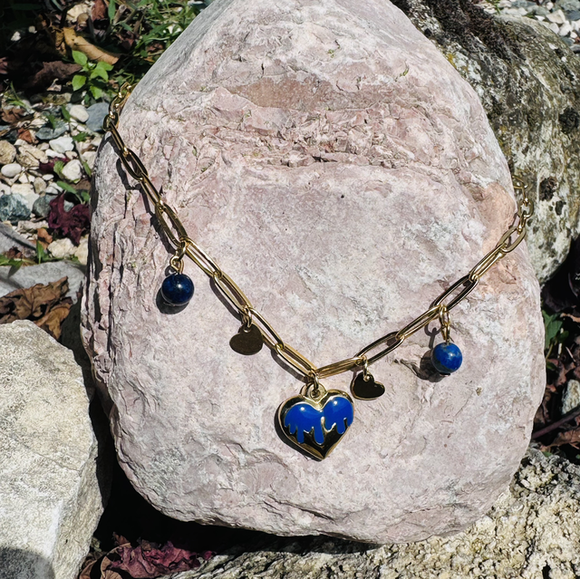 Collier CLEOPATRE lapis lazuli