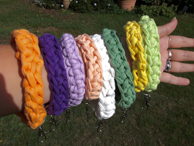 T-shirt wristlet