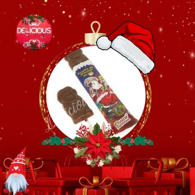 Sucettes Père Noël emballés - à l'unité / par 5 ou Par 10 