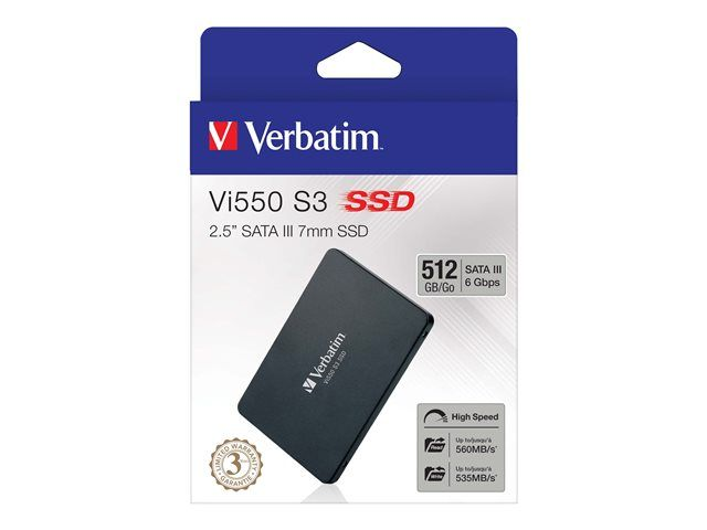  Verbatim Vi550 - SSD - 512 GB - interno - 2.5&quot; - SATA 6Gb/s