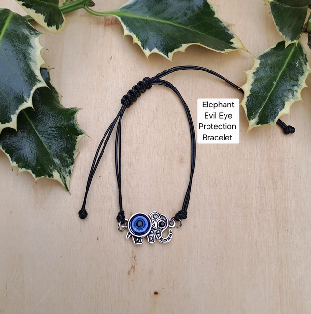 ELEPHANT EVIL EYE PROTECTION BRACELET 