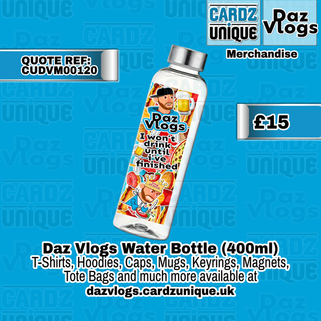 Daz Vlogs (Water Bottle)