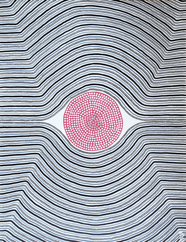 Peinture "L'oeil" - 65 x 50 cm