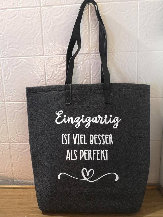 Filztasche Einzigartig 