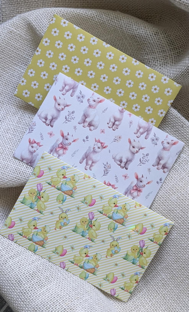 Mini poem Easter Money Wallets 3pk