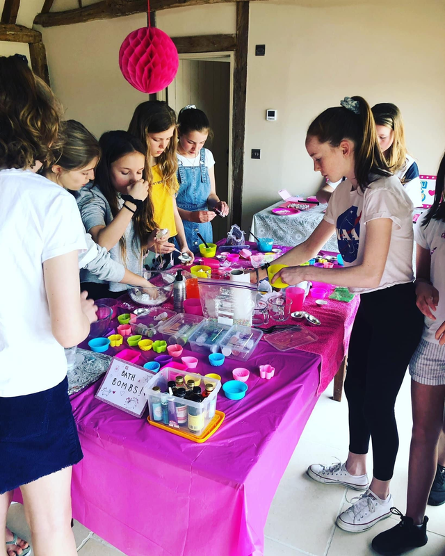 Children’s Bath Bomb Making Workshops age 6-13