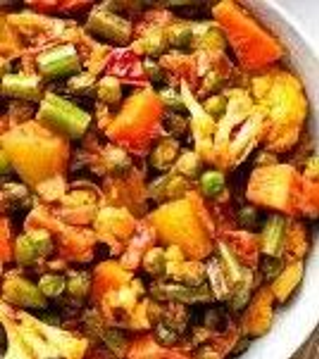 Mixed Veg Curry South Indian Flavour (Vegan)