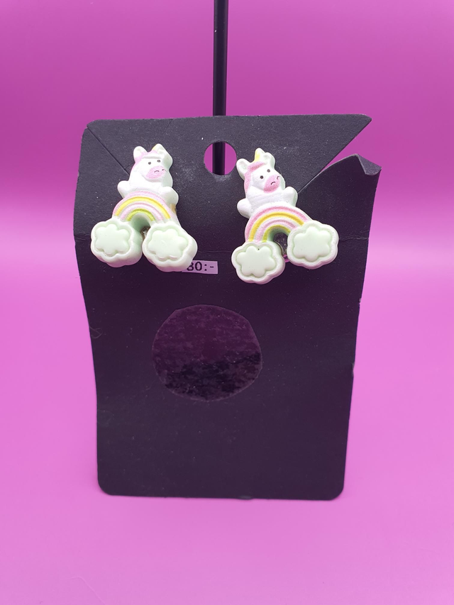 Clip Ons Rainbow Unicorn