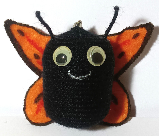 Llavero Mariposa Naranja