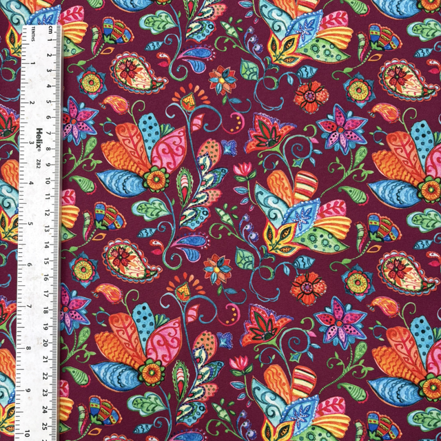 Berry Paisley Softshell