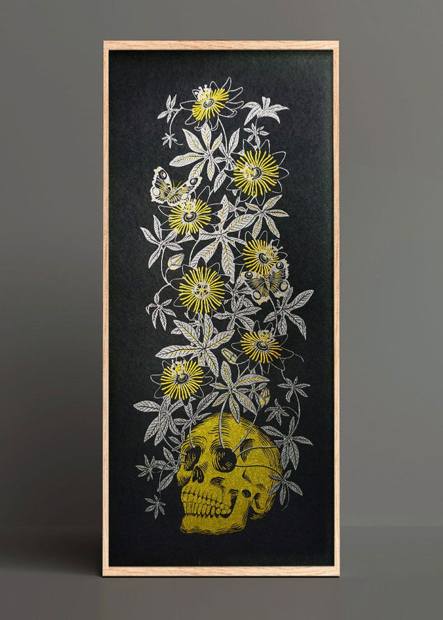 Vanité noir et argent