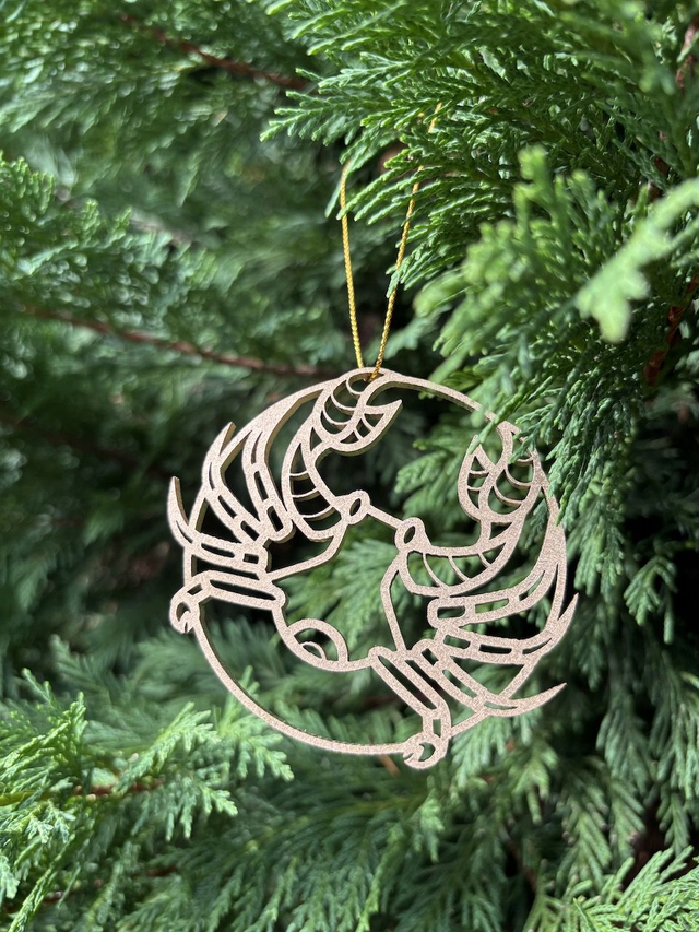 Boule de Noel Cancer Or