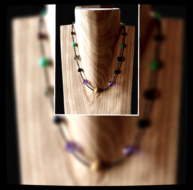 Collier Patchwork 50cm 