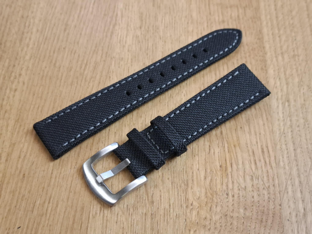 Black Canvas Strap