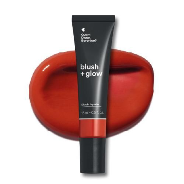 Blush Líquido +Glow Coral Pessegoli Quem Disse, Berenice? Pessegoli 15ml